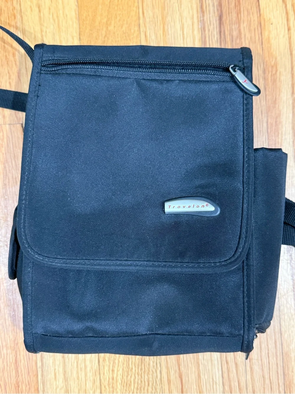 Travelon Black Compact Crossbody Organizer